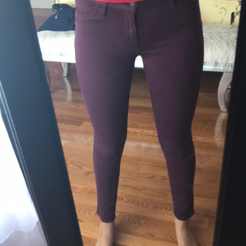 Maroon Jeggings